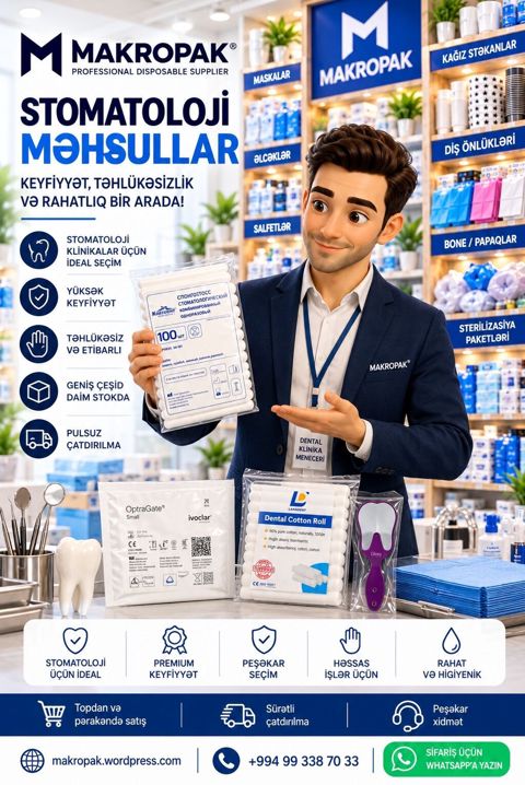 Stomatoloji məhsullar — keyfiyyət, təhlükəsizlik və rahatlıq bir — Masazır