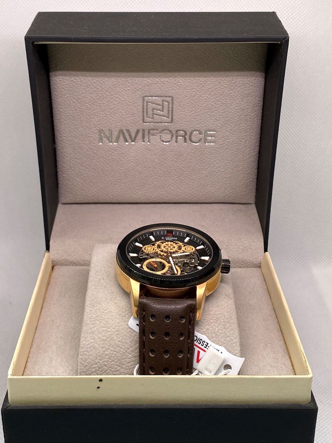 Qol saatı kişilər üçün Naviforce NFS1002 Black/Brown — Mallar, Bakı (3)