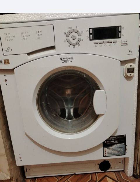 Paltaryuyan maşın Hotpoint Ariston, 7 kq, İşlənmiş, Avtomat, Qurutma var, Ünvandan götürmə — 50 ₼ · Bakı · Çamaşır maşınları Paltaryuyan maşın Hotpoint Ariston, 7 kq, İşlənmiş, Avtomat, Qurutma var, Ünvandan götürmə — Bakı