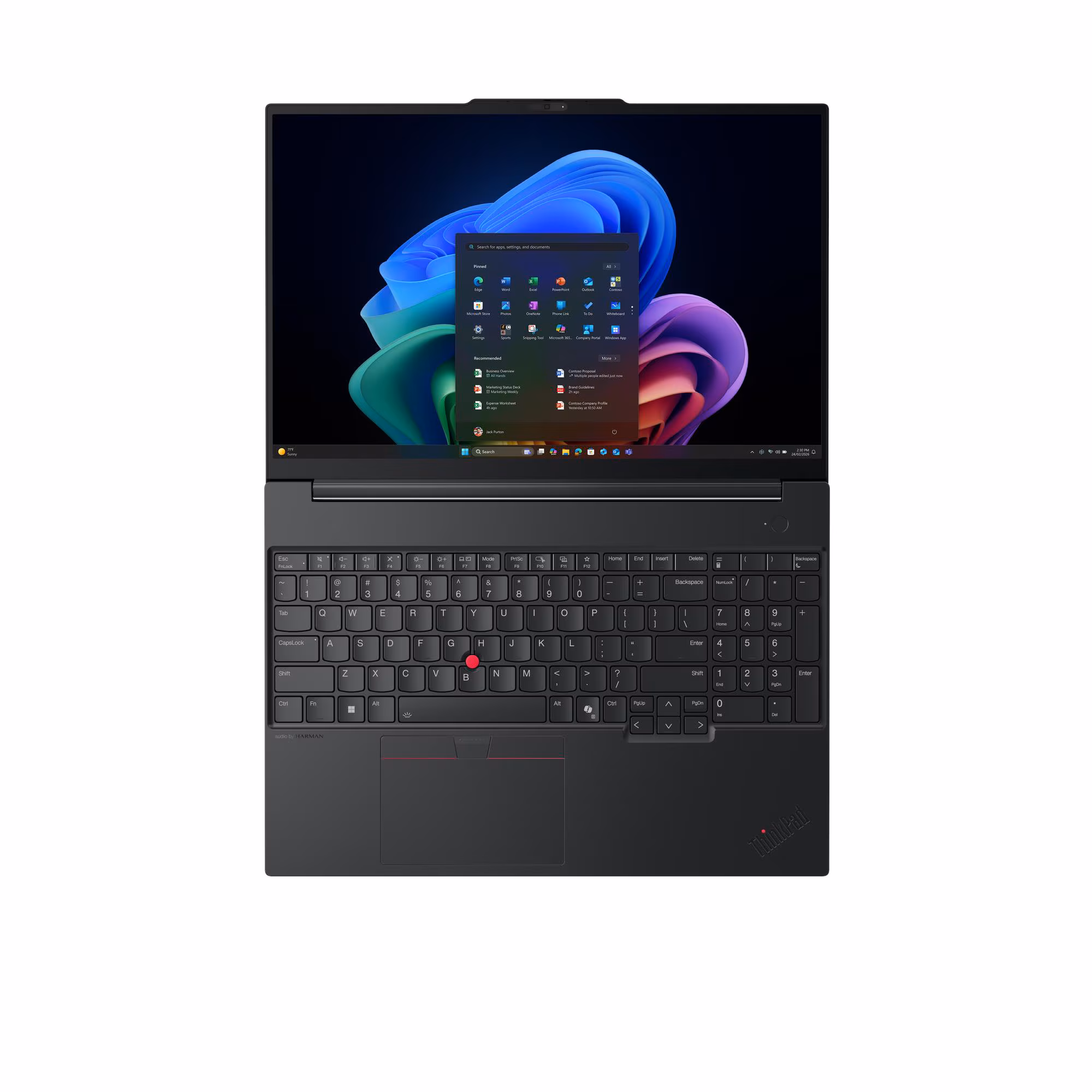 Laptop Lenovo ThinkPad E16 Gen 4/ Intel Core 5 320/ 16GB/512GB SSD Black — Lenovo, Bakı (4)