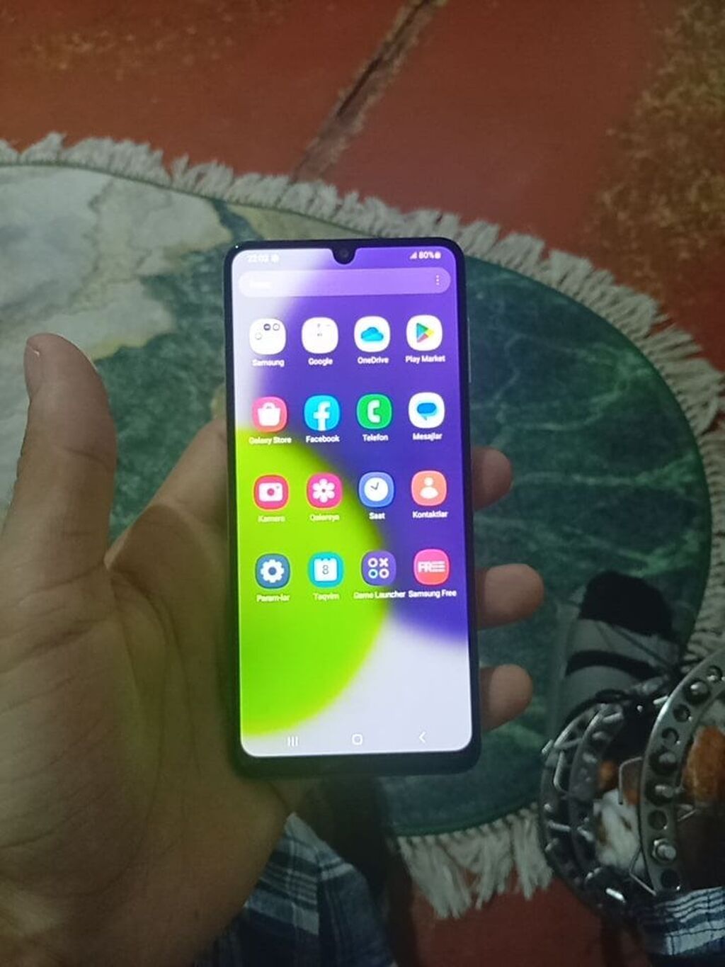 Samsung Galaxy A22, 64 GB, rəng - Göy, Düyməli, Barmaq izi — Samsung, Sumqayıt (7)