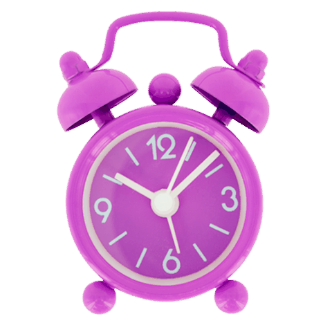 Zəngli saat Pylones Mini Alarm Clock Mini Tiandi Purple, 4.3x2.2x6.5 sm, bənövşəyi — Bakı