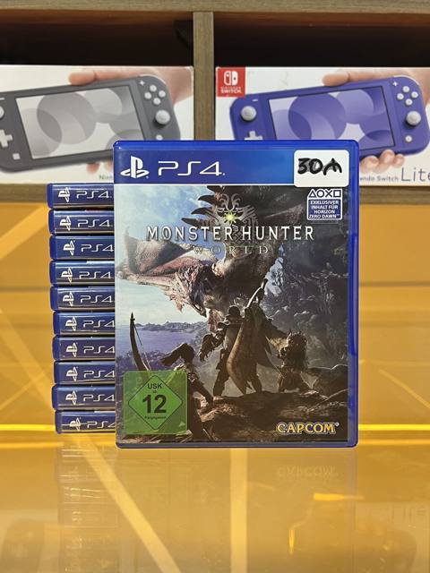 Monster Hunter World-PS4 diski Oyun diski tam işlək vəziyyətdədir, heç — Bakı