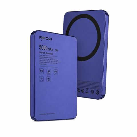 Maxco MP38 5000mAh Magnetic Powerbank - Blue — Пауэрбанктар