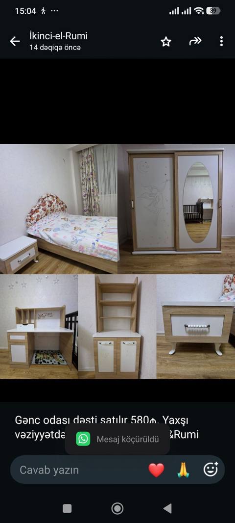 Gənc odası dəsti satılır 580₼. Yaxşı vəziyyətdədir. Ünvan:Sumqayıt — Bakı