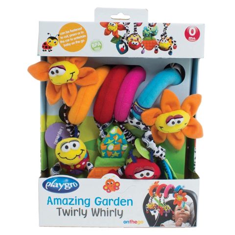 Uşaq arabası üçün oyuncaq Playgro Amazing garden twirly whirly, parça, 0+ yaş, 8.5x2.3x33.5 sm, 147 q — Bakı