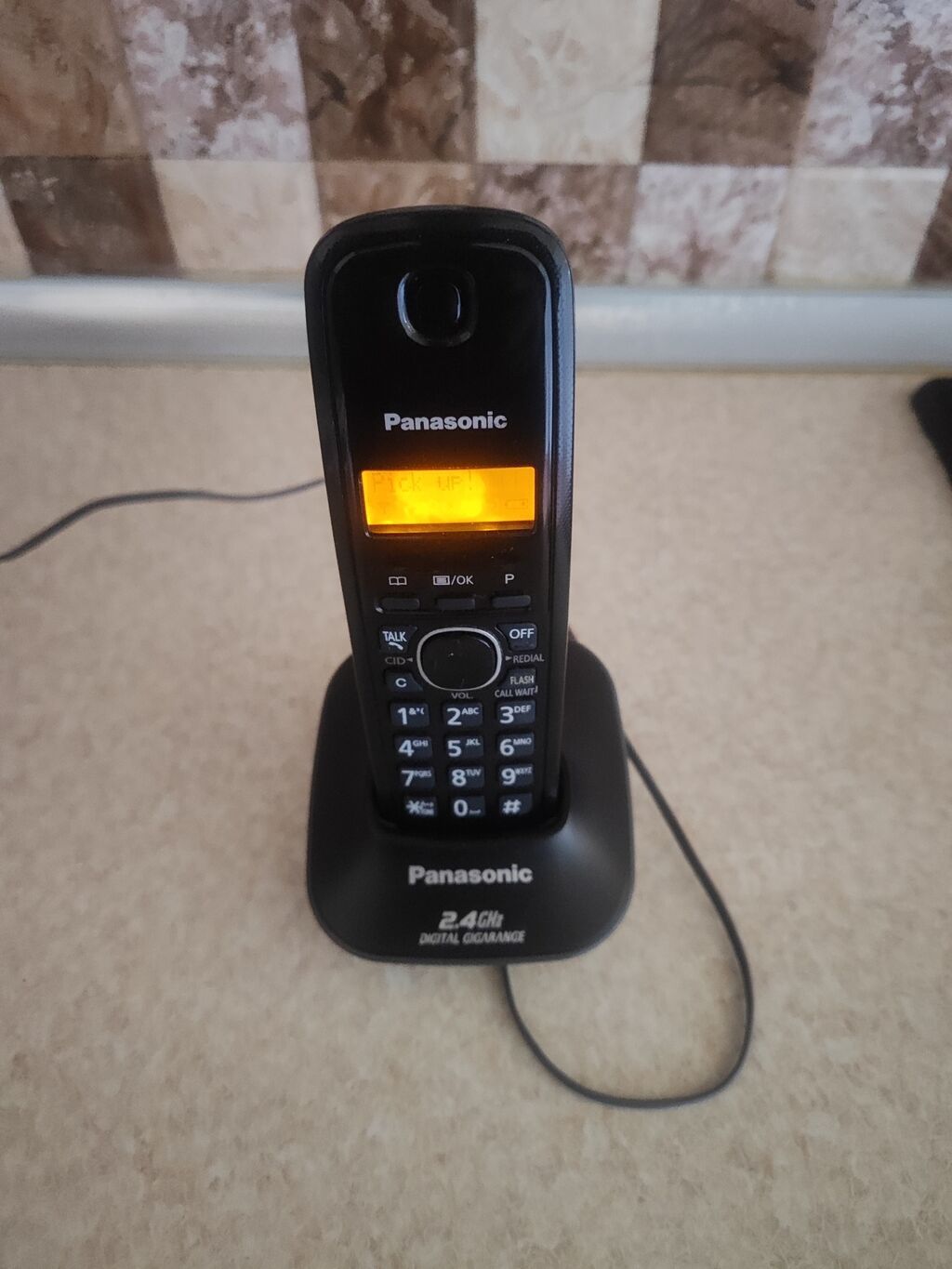 Stasionar telefon Panasonic, Simsiz, İşlənmiş — Kabel və radio telefonları, Bakı (2)