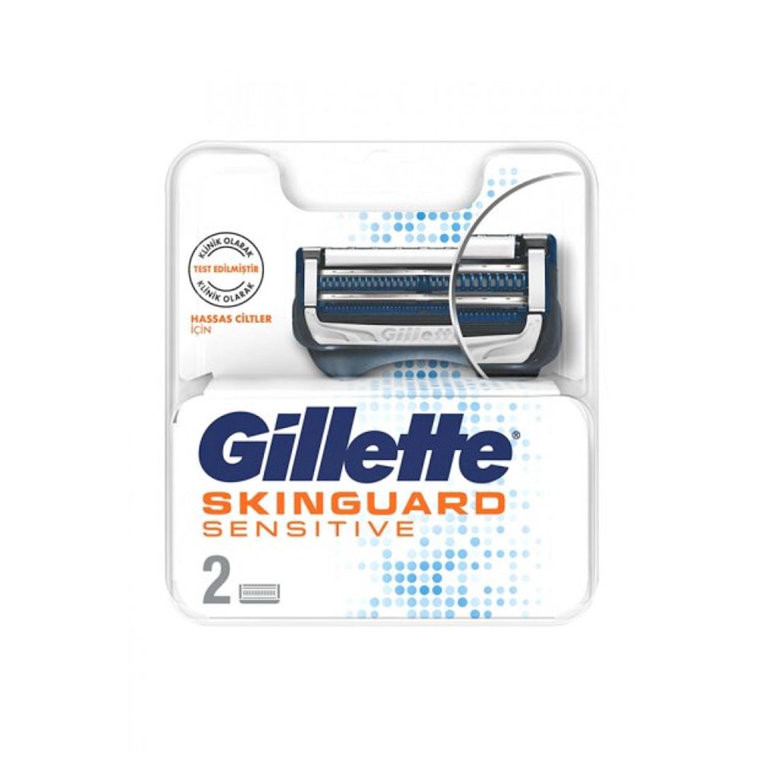 Dəyişdirilə bilən kasetlər Gillette Skinguard Sensitive 2 ədəd — Mallar, Bakı