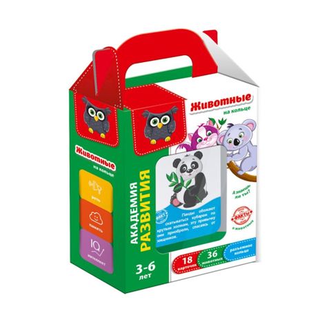 Masaüstü oyun Vladi Toys Dairədə kartlar, Heyvanlar — Bakı