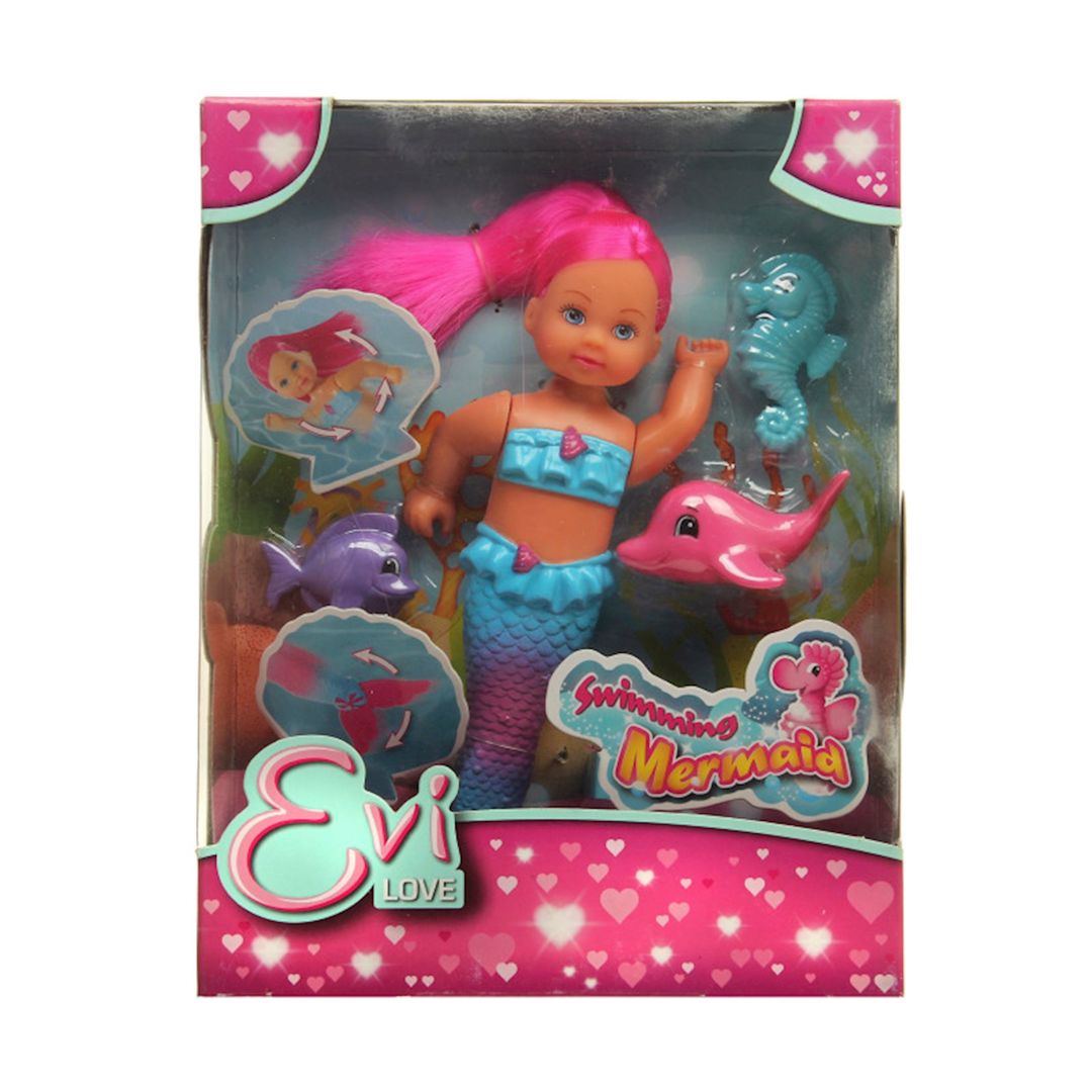 Oyun dəsti Simba Evi Love Swimming Mermaid, dəniz sakinləri ilə kukla-su pərisi, plastik — Mallar, Bakı
