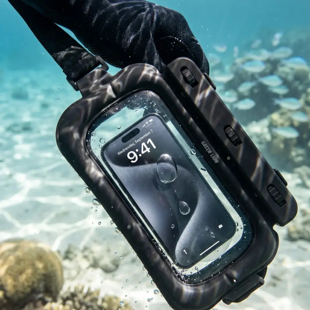 Green Lion Ocean Shield Waterproof Waist Bag Black — İdman və istirahət, Bakı (2)