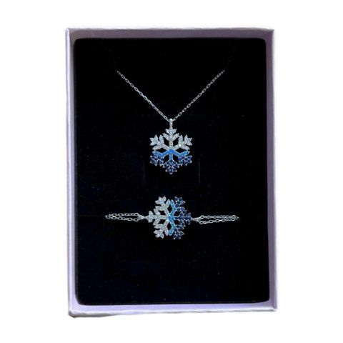 Zinət dəsti kulonlu zəncir və qolbaq slvbj_100327, gümüş 925 əyar, sirkon daşı — 79 ₼ · Bakı · Mallar Zinət dəsti kulonlu zəncir və qolbaq slvbj_100327, gümüş 925 əyar, sirkon daşı — Bakı
