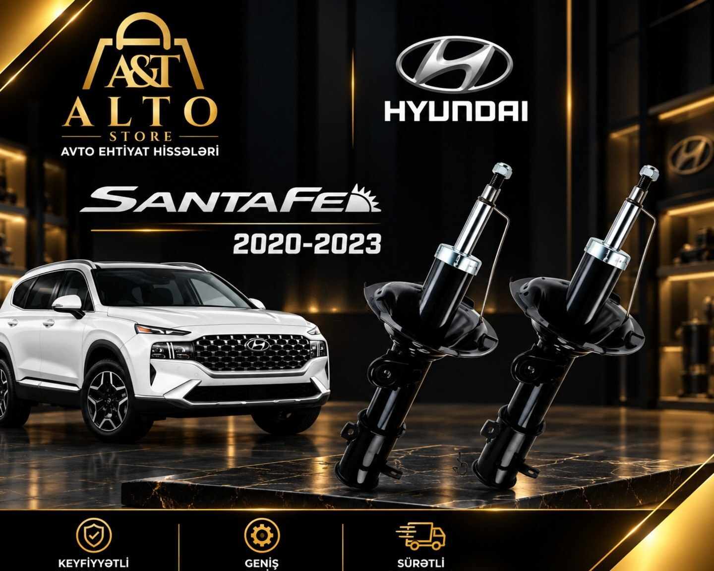 Ön amortizator Hyundai Santa Fe 2020-2023 — 165 ₼ · Bakı · Ehtiyat hissələri Ön amortizator Hyundai Santa Fe 2020-2023 — Bakı