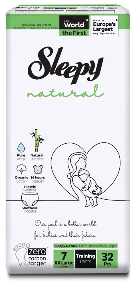 Tuman-bezlər Sleepy Natural 7 XXLarge, 20-30 kq, 32 əd — Bakı