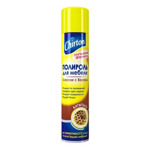 Mebel üçün polirol Chirton Aerozol Antitoz Klassik mum ilə 300 ml — 5.9 ₼ · Bakı · Mallar Mebel üçün polirol Chirton Aerozol Antitoz Klassik mum ilə 300 ml — Bakı