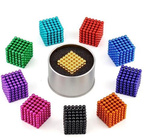 Magnit konstruktoru Neokub kvadratlar, 5 mm, 216 ədəd — Bakı