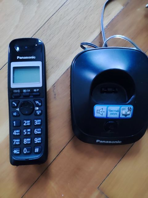 Stasionar telefon Panasonic, Simsiz, İşlənmiş, Ünvandan götürmə — Bakı