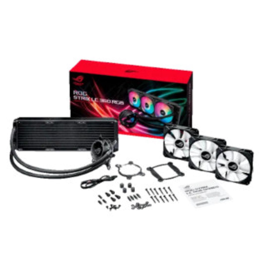 Su soyutma sistemi ASUS ROG Strix LC 360 — Keçidçilər və sabit disk qutular, Bakı (2)