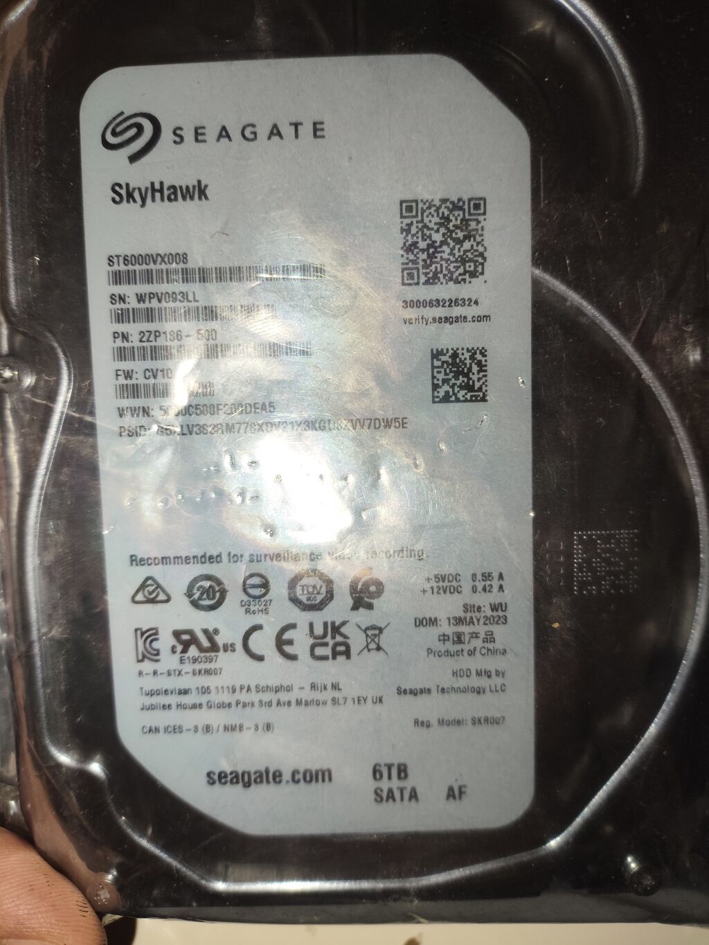 Daxili Sərt disk (HDD) Seagate, 8 TB, 3.5", Yeni — Sabit diskləri, Bakı (2)