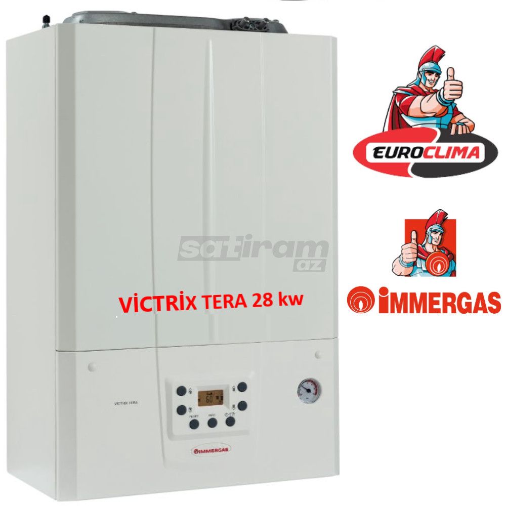 Kombi İmmergas Yoğuşmalı Vitrix Tera 28 — Ev texnikası, Bakı (5)