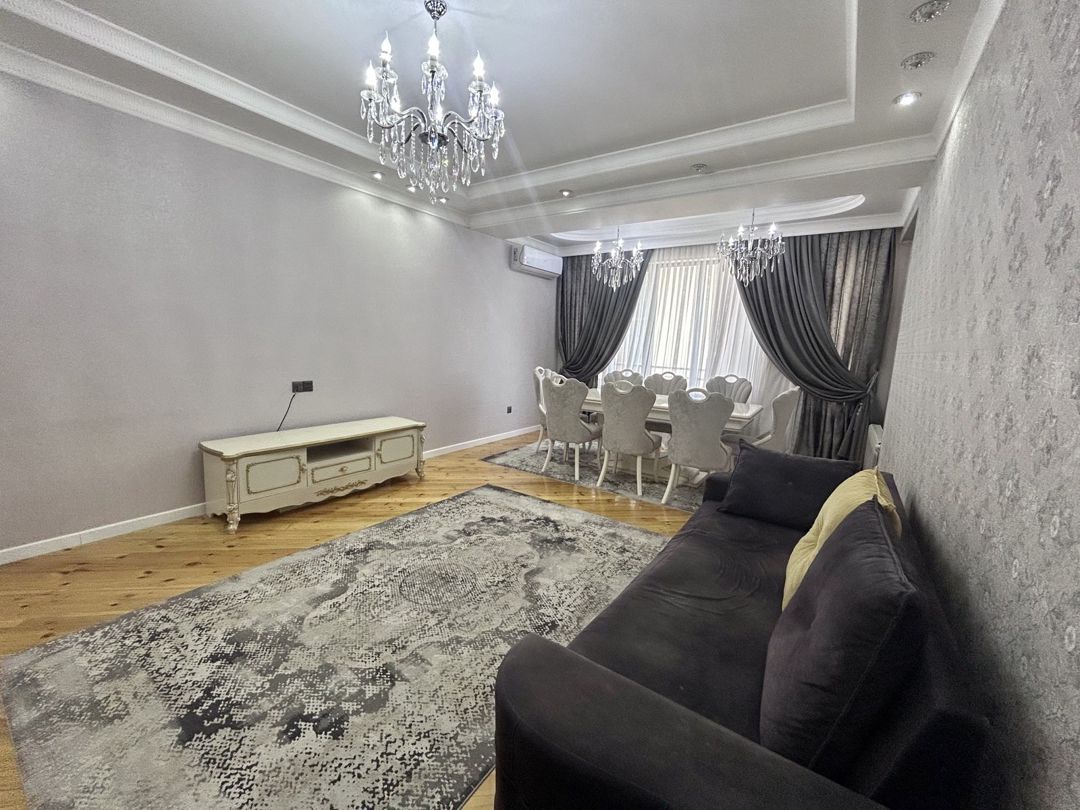 İcarəyə verilir 3 otaqlı yeni tikili 135 m² — Mənzil, Bakı (9)