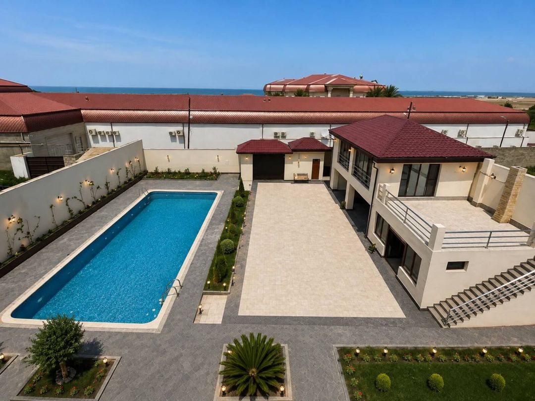 Satılır 6 otaqlı həyət evi/bağ evi 300 m² — Ev, villa, Bakı (3)
