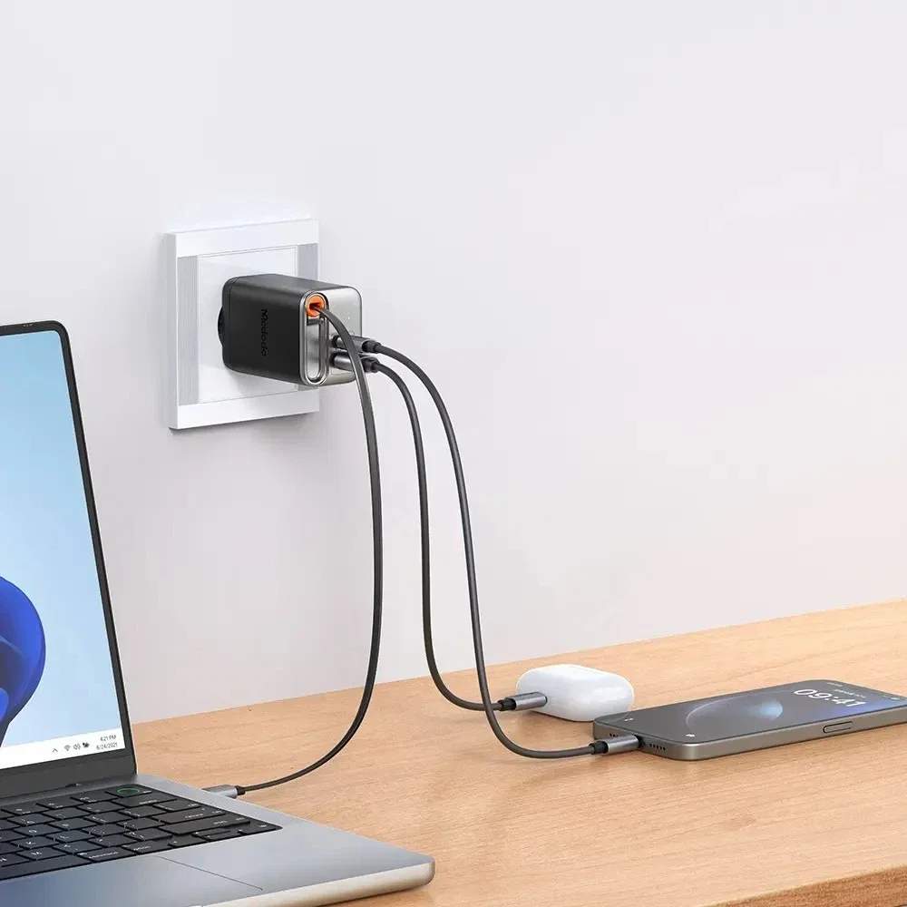Mcdodo CH-4100 67W GaN Fast Charger - Black — Şarj cihazları, Bakı (3)