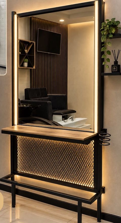 Yeni, Saç kəsimi üçün masa, Güzgülü — 120 ₼ · Bakı · Salon mebeli Yeni, Saç kəsimi üçün masa, Güzgülü — Bakı