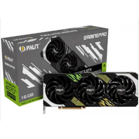 Videokart Palit RTX 4070 Ti Super GamingPro 16GB GDDR6X 256bit (NED47TS019T2-1043A) — Almal — ვიდეობარათები