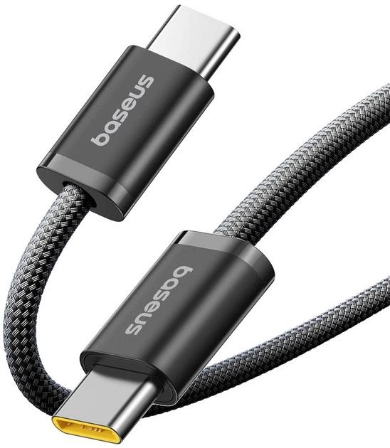 Baseus Dynamic 4 Fast Charging Data Cable Usb-c to Usb-c 100W 1m Cluster Black — Şarj cihazları, Bakı (2)