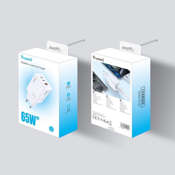 Trusmı CH03-042 PD 65W GaN Fast Charger — Şarj cihazları, Bakı (3)