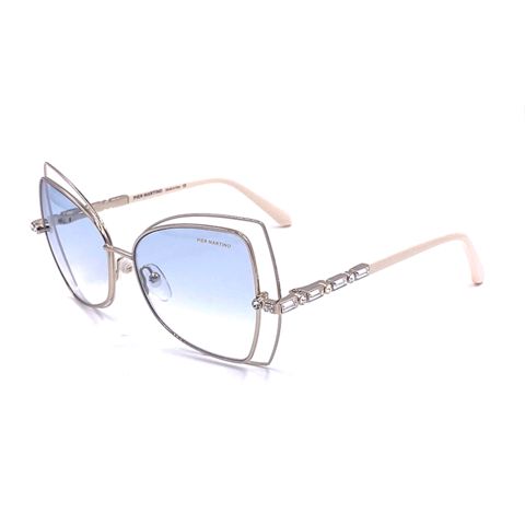 Qadın günəş eynəyi Pier Martino 8383 C5 Gold Ivory Crystal — Bakı