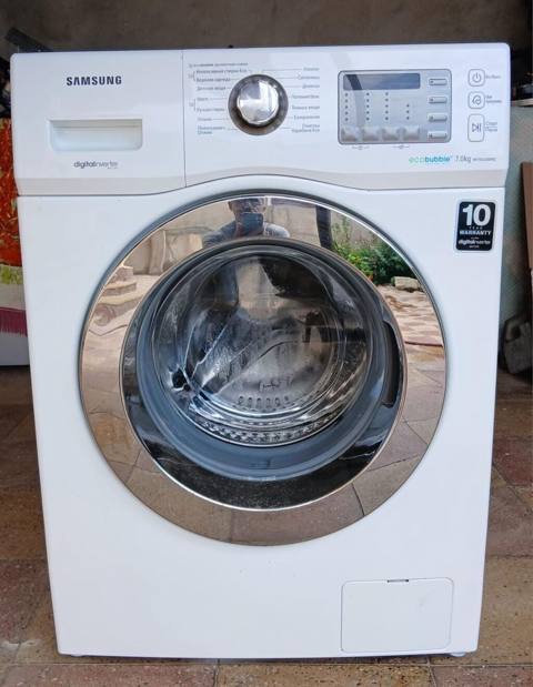 Samsung paltaryuyan maşın – 7 kq, Digital Inverter motorlu, EcoBubble — Bakı