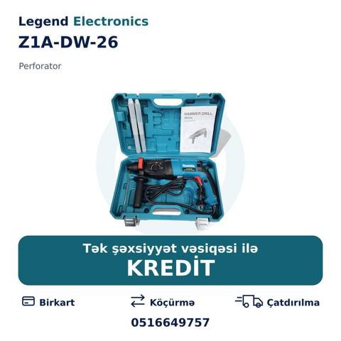 Elan başlığı: Perforator Z1A-DW-26 Elan mətni: Perforator Z1A-DW-26 — Электр шаймандар