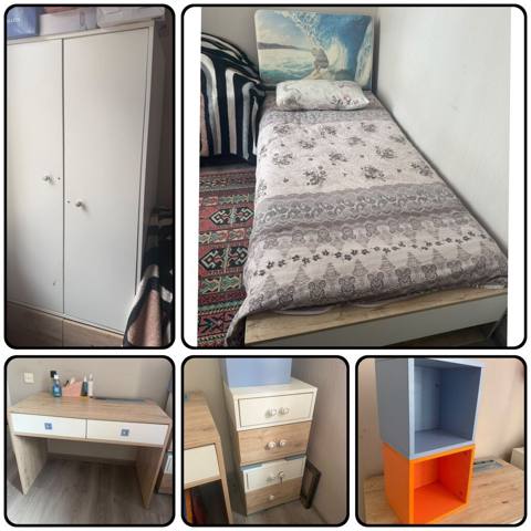 evdən çıxmalıdır 2 kravat (matrasları var)2 şkaf 2 divar — Digah