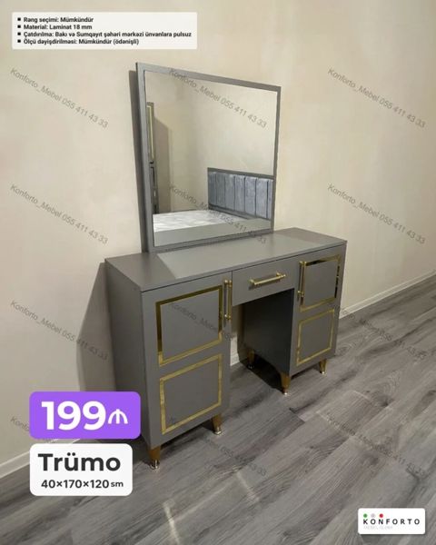 Siyirməli, Güzgülü — 199 ₼ · Bakı · Komodlar və tumbalı Siyirməli, Güzgülü — Bakı
