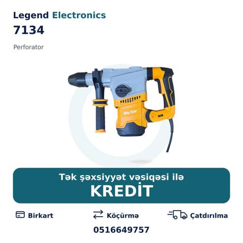 Elan başlığı: Perforator 7134 Elan mətni: Legend Electronics — Legend Electronics