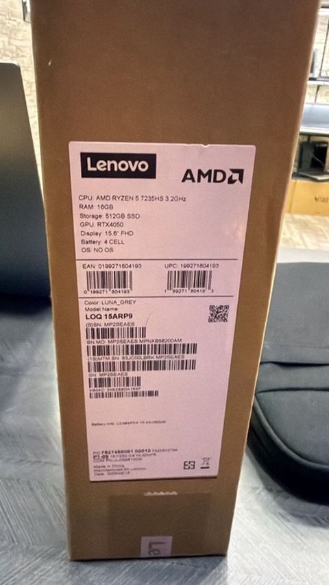 Lenovo LOQ 15ARP9 - Prosessor: AMD Ryzen 5 7235HS, 3.2 GHz - Qrafika — 1 649 ₼ · Bakı · Lenovo Lenovo LOQ 15ARP9 - Prosessor: AMD Ryzen 5 7235HS, 3.2 GHz - Qrafika — Bakı