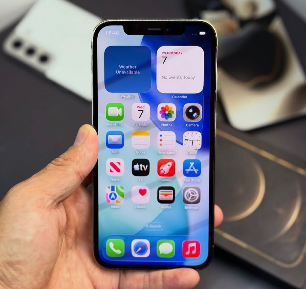 IPhone 12 Pro, 128 GB, Matte Gold, Zəmanət, Simsiz şarj, Face ID — Apple iPhone, Bakı (3)