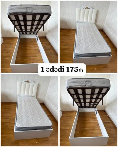Endirim edildi. 2 ədəd çarpayı satılır,ədədi 175₼. Hər ikisinin — Nərmin