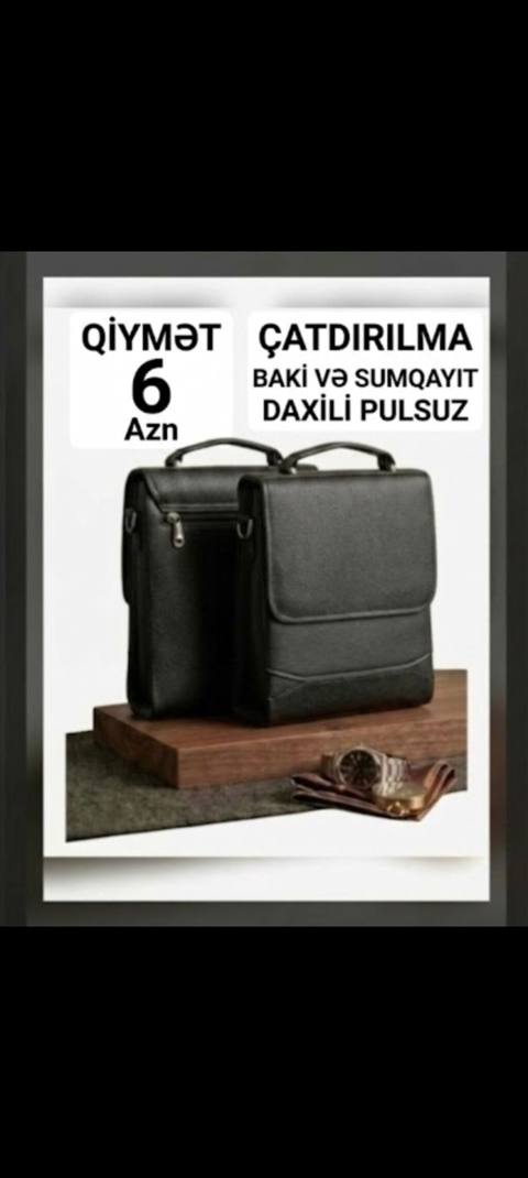 Məhsul: Qara rəngli çiyin/əl çantası - Klassik dizayn, həm çiyində — 6 ₼ · Bakı · Çantalar, çamadanlar, cüzdanlar Məhsul: Qara rəngli çiyin/əl çantası - Klassik dizayn, həm çiyində — Bakı