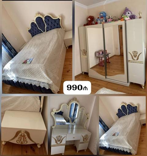İkinəfərlik çarpayı, Dolab, Termo, 2 tumba, İşlənmiş — Bakı
