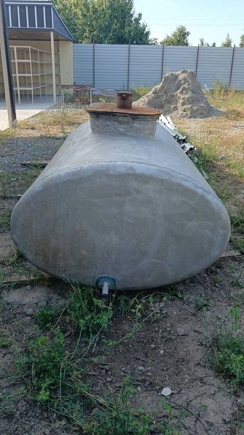 Metall yanacaq/su çəni - Material: qalın divarlı metal (polad) — Gəncə