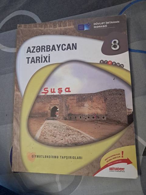 Azərbaycan tarixi DİM 8 ci sinif - Nəşriyyat: Dövlət İmtahan — Masazır