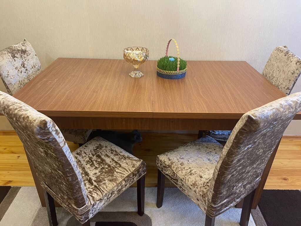 Yemək masası və 6 ədəd stul dəsti — Masalar və stullar, Mehdiabad (3)