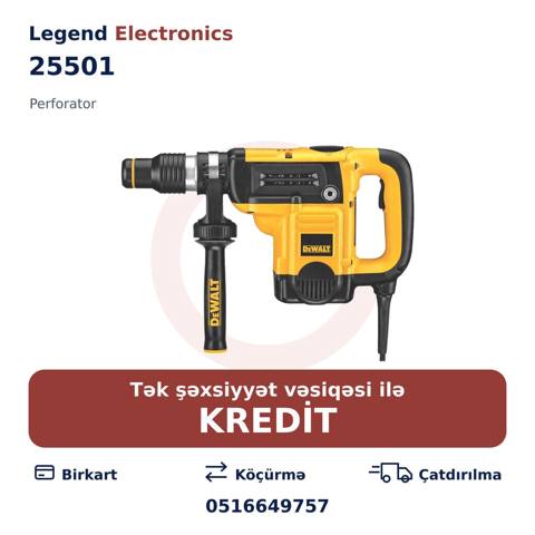 Elan başlığı: Perforator 25501 Elan mətni: Legend Electronics — Kırıcı deliciler