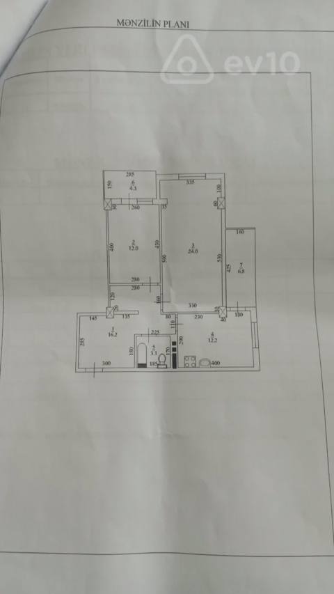 2 otaqlı mənzil, 80 m², Saray MTK — Bakı