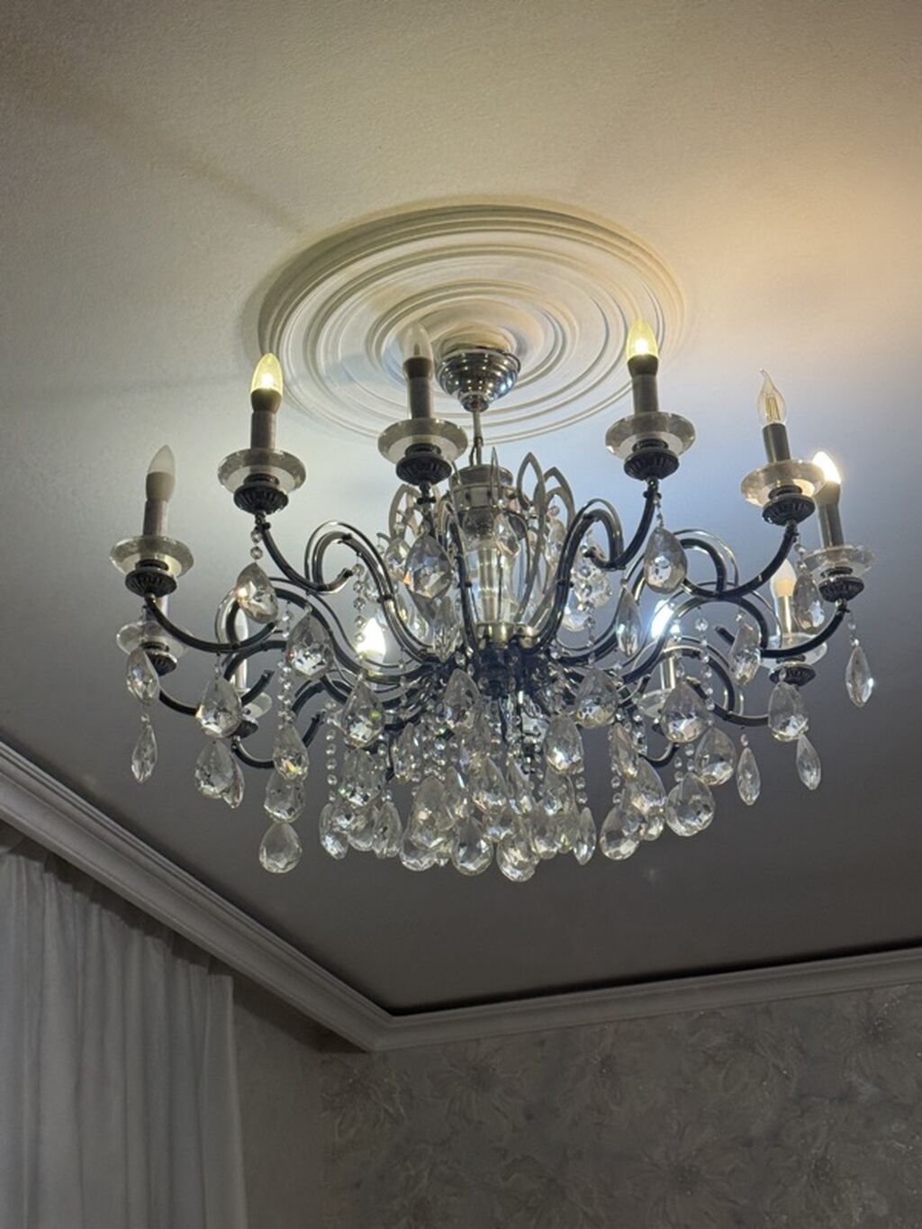 Çılçıraq, 8 lampa, Metal — Tavan is?qlar? v? cilc?raqlar, Bakı (3)