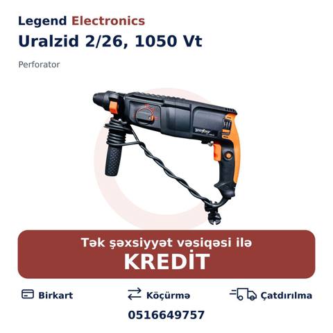 Elan başlığı: Perforator Uralzid 2/26, 1050 Vt — Aletler