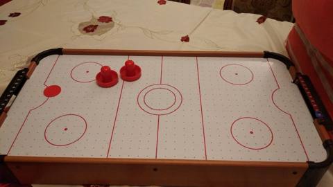 Məhsul paketi – stolüstü əyləncə oyunları seti 1) Mini Air Hockey — Sport, xobbi, dam olish